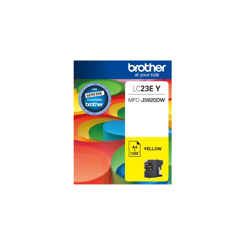 Brother LC23E Yellow Ink Cartridge