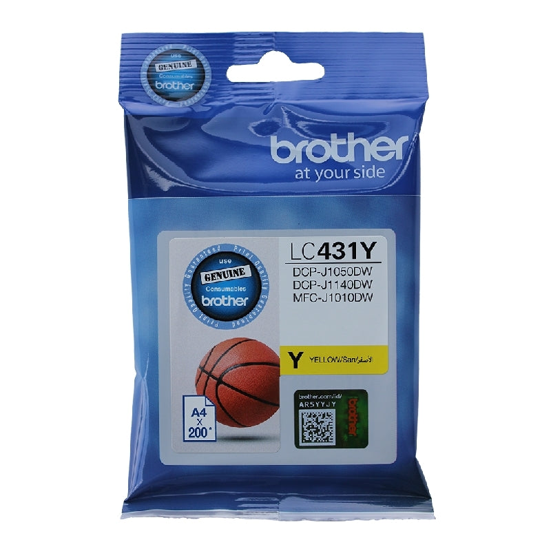 Brother LC431Y Yellow Ink Cartridge