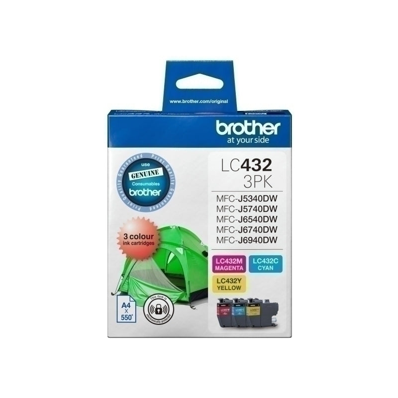 Brother 432 C,M,Y Pack