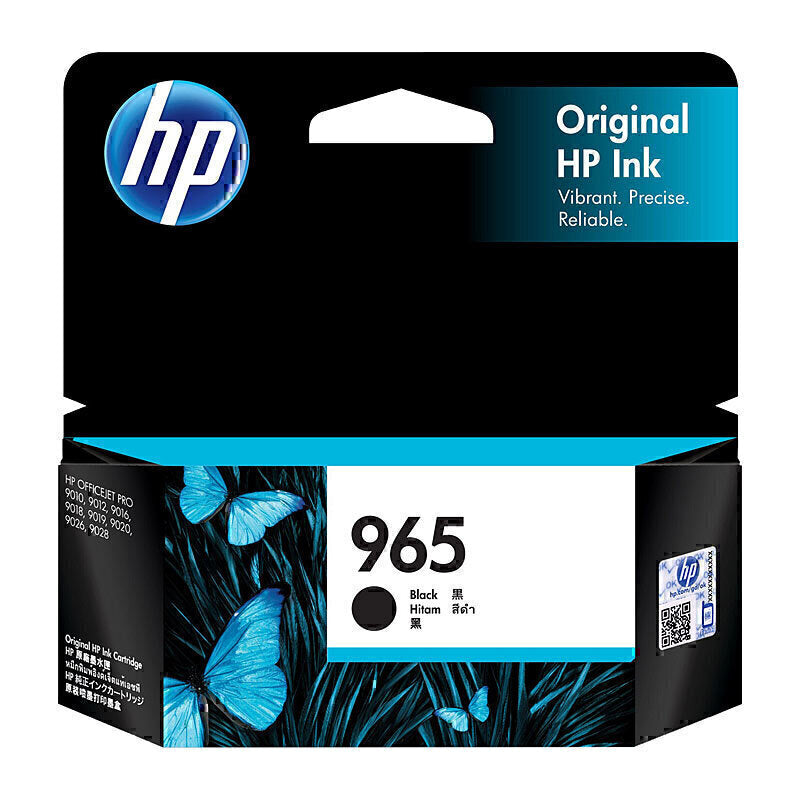 HP 965 Blk Originl Ink 3JA80AA