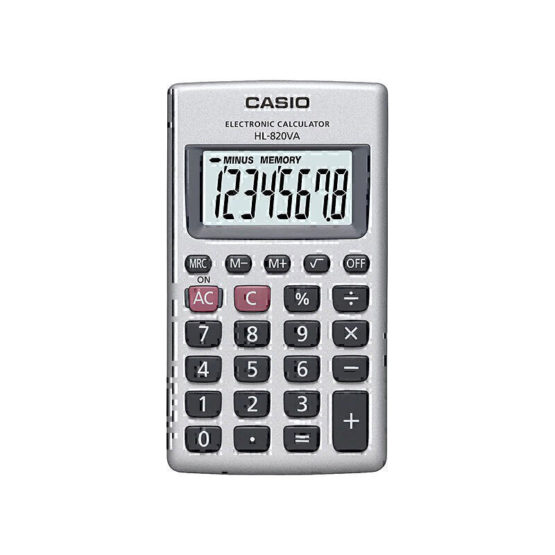 Casio HL820V Pocket Calculator