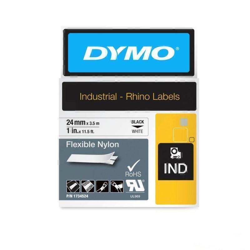 Dymo Rhino 24mm Wht Flex Nylon - Digico