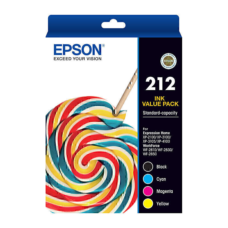 Epson 212 4 Ink Value Pack - Digico