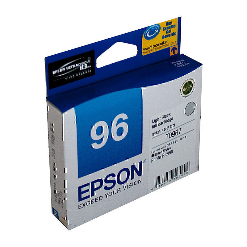 Epson T0967 Lgt Black Ink Cart - Digico